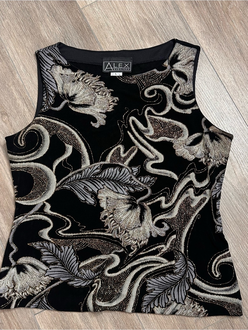 90s Alex Evenings fancy blouse